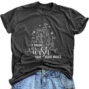 NWOT. A Dream is a Wish Your Heart…T-shirt. Brand:LUKYCILD Size:Small Color:Grey